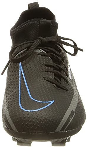 Nike Jr. Phantom GT2 Academy Dynamic Fit FG/MG, Soccer Shoe, Black/Black-Iron Grey, 35.5 EU