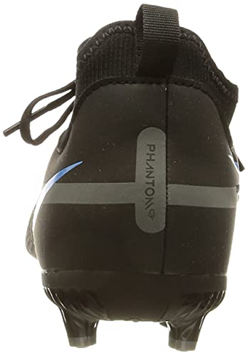 Nike Jr. Phantom GT2 Academy Dynamic Fit FG/MG, Soccer Shoe, Black/Black-Iron Grey, 35.5 EU