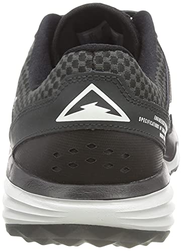Nike Juniper Trail, Zapatillas para Correr de Carretera Hombre, Black/White-DK Smoke Grey-Grey, 43 EU