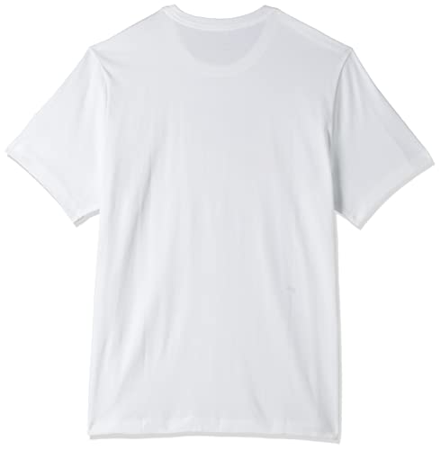 NIKE M NSW tee Icon Futura Camiseta de Manga Corta, Hombre, White/Black/(University Red), 2XL