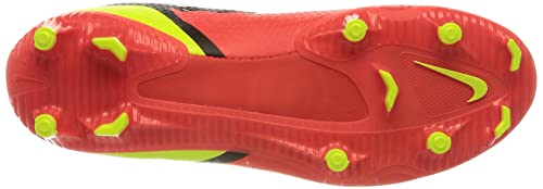 Nike Phantom Gt2 Academy FG/MG, Zapatos de fútbol Hombre, White/Bright Crimson-Volt, 40 EU