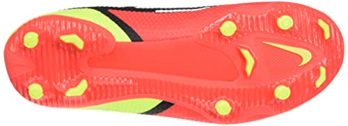 Nike Phantom Gt2 Academy FG/MG, Zapatos de fútbol, White/Bright Crimson-Volt, 38.5 EU