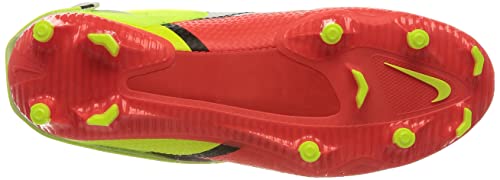 Nike Phantom GT2 Academy FlyEase, Zapatillas de ftbol Unisex Adulto, White Bright Crimson Volt, 44 EU