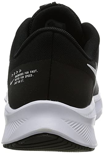 Nike Quest 4, Zapatillas para Correr Mujer, Black White Hyper Pink Dk Smoke Grey, 38 EU