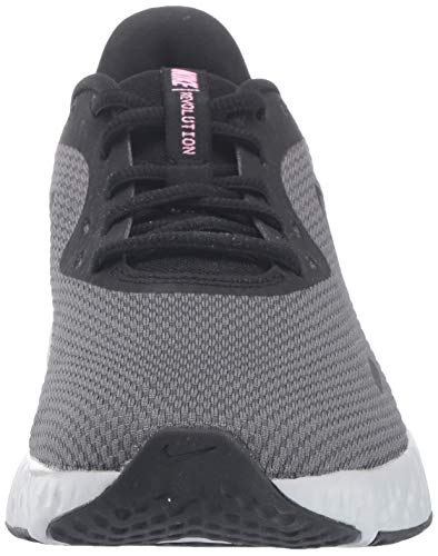Nike Revolution 5 - Zapatillas Mujer, Multicolor (Black/Psychic Pink-Dark Grey-Pure Platinum), 37.5 EU, Par