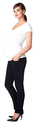 Noppies Pantalones premamá 60027 para mujer, ajustados (tubos) Negro (Black C270) 54