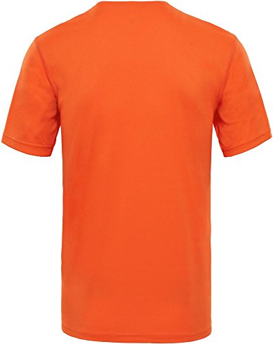 North Face M S/S Flex EU Camiseta, Hombre, Persian Orange, XL