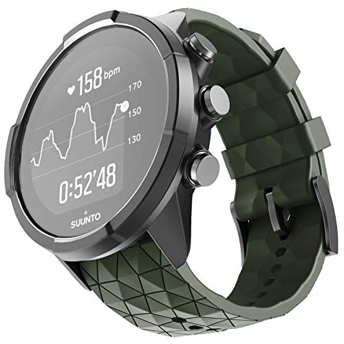 NotoCity Compatible con Correa Suunto 9 Spartan/Titanium/Smart Watch GPS/Suunto Spartan Sport Wrist HR (Ejercito Verde)