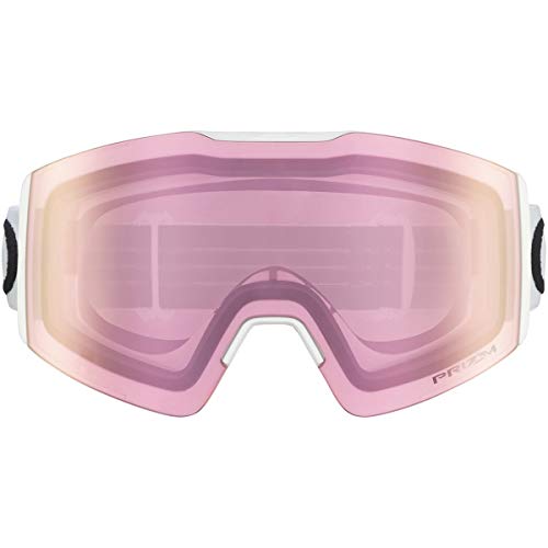 Oakley Fall Line Xm Gafas, Me Gusta/Xdf/Rosa (Blanco Mate/Prizm Snow Hi Pink Iridium), M Unisex Adulto
