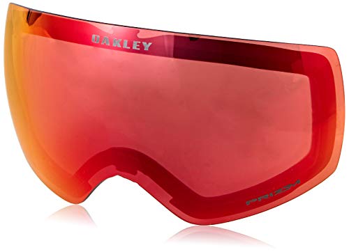 Oakley Flight Deck - Gafas de esquí unisex para adulto, color rojo, talla única