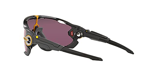Oakley Jawbreaker, Gafas Unisex Adulto, Schwarz Grau Fade/Prizm Road Black, 31 cm