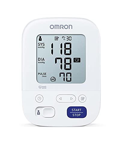 Omron X3 Comfort Home Blood Pressure Monitor Máquina de presión sanguínea para el control de la hipertensión en casa, aprobado por la protección de consumidores de Stiwa 09/2020