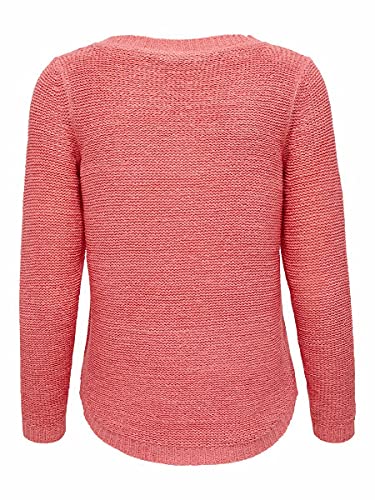 Only Onlgeena XO L/S Jersey Knt Noos Suter Pulver, Tea Rose, XL para Mujer