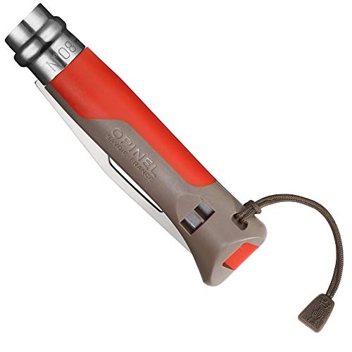Opinel OP01714 Cuchillo tascabile,Unisex - Adulto, Rojo, un tamaño