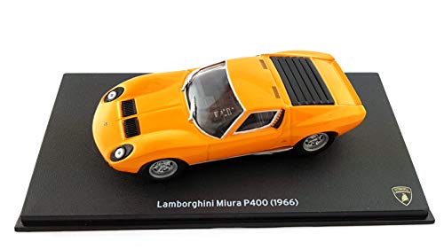 OPO 10 - Coche 1/43 Compatible con Lamborghini Miura P400 1966 - Ixo para la colección Hachette (05)
