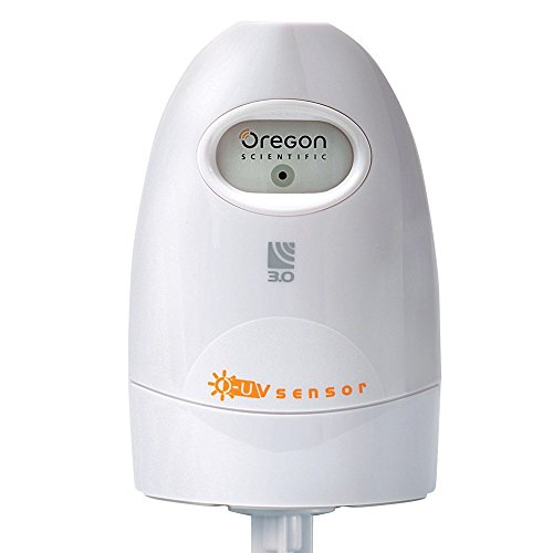 Oregon Scientific UVN800 - Sensor Remoto inalámbrico con medición de Rayos ultravioletas, Color Blanco