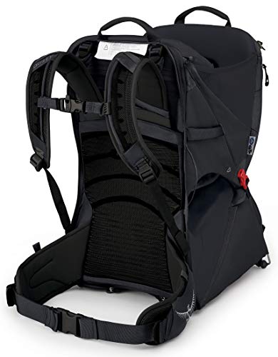 Osprey LT Child Carrier mochila portabebés senderismo Starry Black O/S, Unisex-Adult