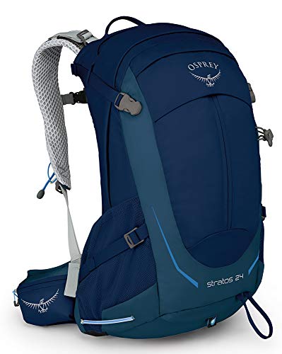 Osprey Stratos 24 Men's Ventilated Hiking Pack - Eclipse Blue (O/S), 24 L