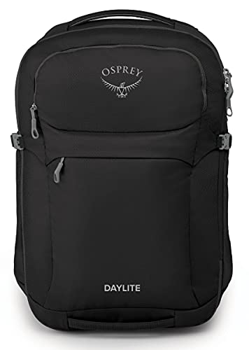 Osprey Travel Pack 44 Daylite Carry-On Bolsa de Viaje Black O/S, Unisex-Adult