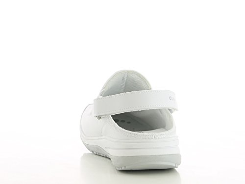 Oxypas Iris, Zapatos de Seguridad Mujer, Blanco (White), 42 EU (8 UK)