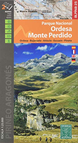 P. N. Ordesa y Monte perdido 1: 25.000 (CARPETA ALPINA - 1/25.000)
