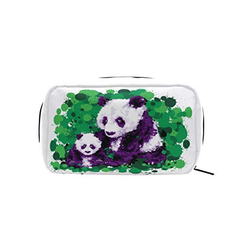 Panda Cub - Neceser para Maquillaje, diseño de Cachorro de Panda, Color Verde
