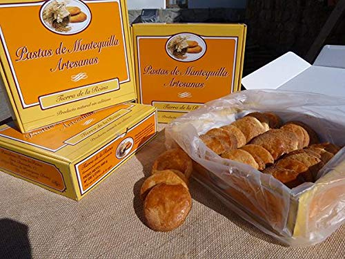 Pastas artesanas de mantequilla Tierra de la Reina de Boca de Huérgano (León) - pack de 4 cajas de 500 g/ud - total 2 kg