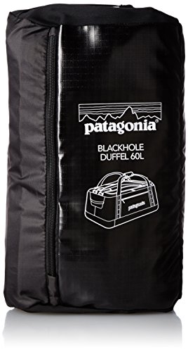 Patagonia Black Hole Duffel Bolsa de Viaje, 45 cm, 60 litros, Negro