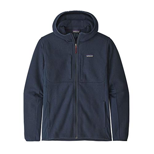 Patagonia M's LW Better Sweater Hoody Sudadera, New Navy, XL para Hombre