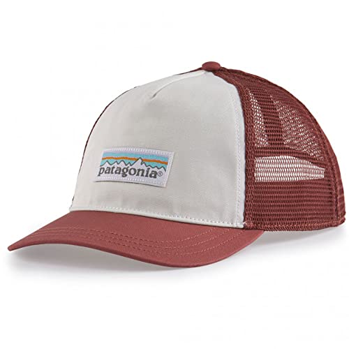 Patagonia Women's Pastel P-6 Label Layback Trucker Hat White/W Rosehip