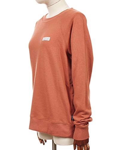 Patagonia W's Pastel P-6 Label Organic Crew Sweatshirt Sudadera, Century Pink, XL para Mujer