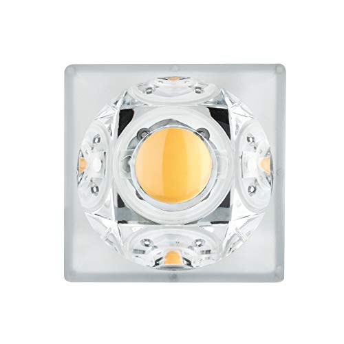 Paulmann 28325 LED Diamond Quadro 3W, GU5,3, 12V, Cristal, 2700K GU5.3, 3 W, 3,7 x 5 x 4,3 cm