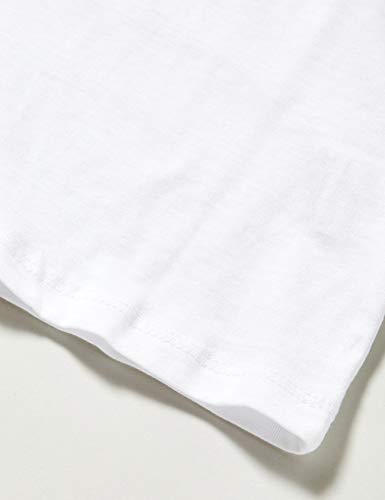 Pepe Jeans Flag Logo JR Camiseta, Blanco (Optic White 802), 9-10 años (Talla del Fabricante: 9/10 años) para Niños