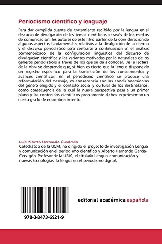 Periodismo científico y lenguaje: Tendencias del español actual en el periodismo científico