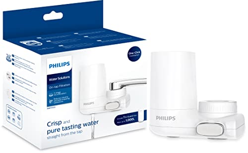 Philips - AWP3703 - Sistema de Filtración de agua para Grifo, Filtro de agua On Tap, Tecnología de Microfiltración X-Guard, Duración 1.000 Litros / 6 meses