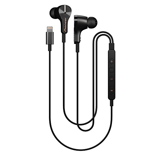 Pioneer Rayz SE-LTC3R-K - Auriculares con cable Lightning, color negro