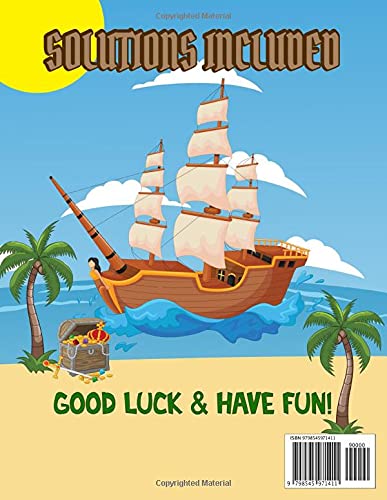 Pirates Spot the Difference Book For Kids Age 4–6: Fun Search and Find Picture Puzzles for Children 4 5 6 Year Old, Holiday Indoor Activities ... Skills for Toddlers Preschoolers Boys
