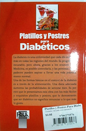 Platillos y Postres Para Diabeticos = Diabetic Recipes and Desserts (RTM Ediciones)