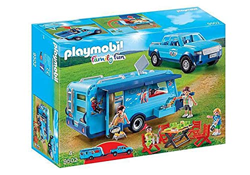 Playmobil 9502 Fun Park Pick up und Wohnwagen