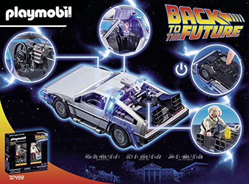 PLAYMOBIL Back to the Future Back to the Future DeLorean, A partir de 6 años (70317)
