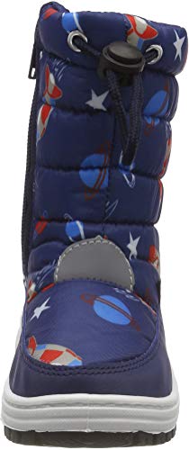 Playshoes Zapatos de Invierno Nave Espacial, Botas de Nieve Unisex niños, Azul (Marine 11), 20/21 EU