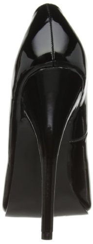 Pleaser EU-DOMINA-420 - Zapatos de tacón de Material sintético Mujer, Color Negro, Talla 35
