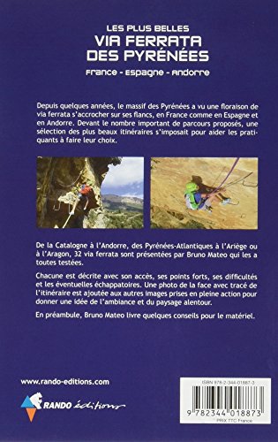 Plus Belles Via Ferrata des Pyrénées: France-Espagne-Andorre
