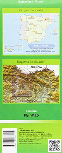 P.N.Ordesa-M.Perdido/mapa-guía (cast.) 3 mapas. Escala 1:25.000. Mapas excursionistas. IGN/CNIG.