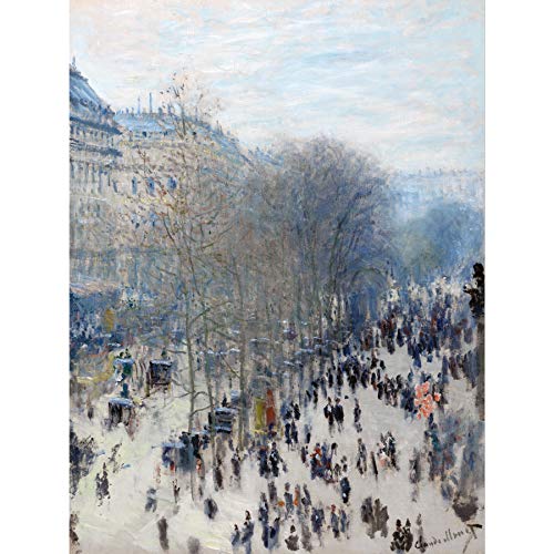 Póster de Claude Monet Boulevard Des Capucines para pared grande