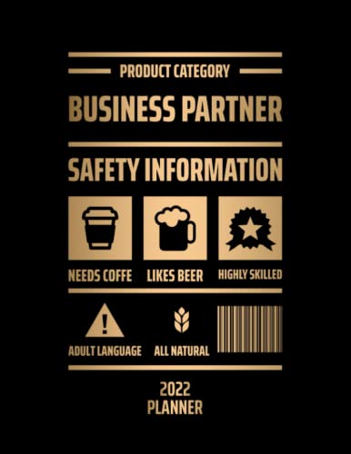 Product Category Business Partner 2022 Planner: 2022 Daily Planner 120 pages 8.5x11