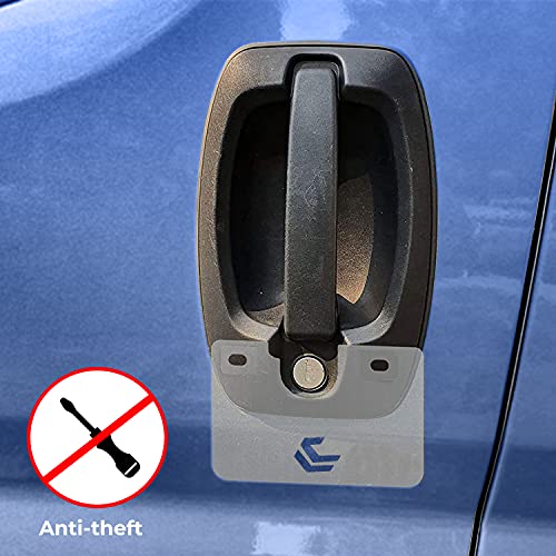 Protección antirrobo para puerta del conductor, Acero Inoxidable | Compatible con Fiat Ducato , Citroën- Jumper , Peugeot Boxer | Prick Stop para Autocaravanas y Furgonetas