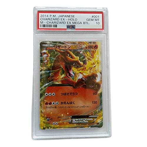 PSA 10 Japanese Charizard EX Mega BTL. 001/021 Holo Edition + Extra Protection Near Mint (Toploader) 2014
