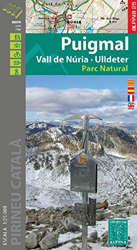 Puigmal - Val de Nuria - Ulldeter 1: 25.000: VALL DE NÚRIA. ULLDETER (SERIE E 25 - 1/25.000)