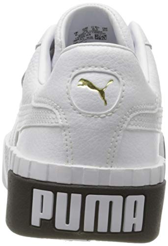 PUMA Cali Wn's, Zapatillas, para Mujer, Blanco (Puma White-Puma Black), 37.5 EU